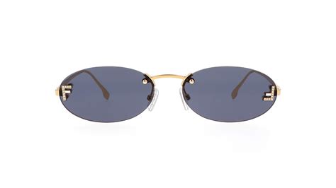 Sunglasses FENDI First FE4075US 30V Gold 54.